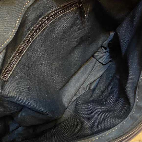 D’Luciano Moda Mexico Brown Leather Tote Shoulder Bag - Picture 6 of 9